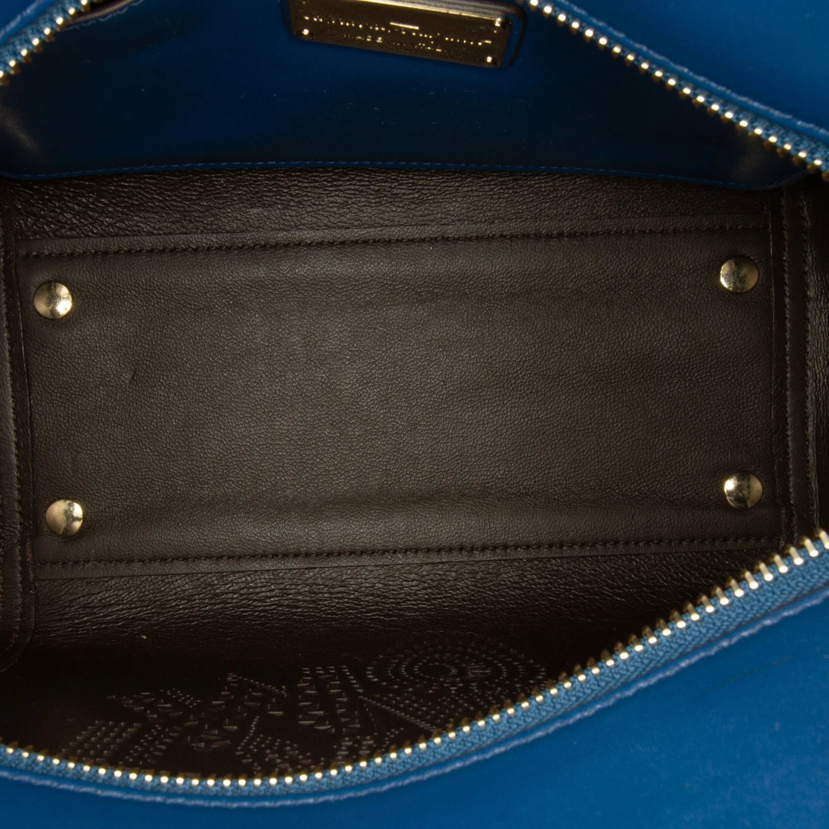 Blue Calf Leather Satchel T625