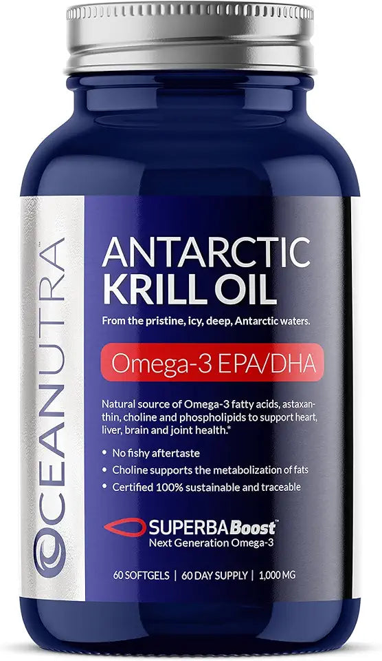 Pure Organic Krill Oil 1000mg Omega 3 Astaxanthin L81129