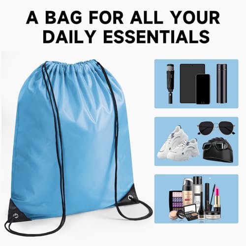 Black Drawstring Backpack 50 Pack O4638