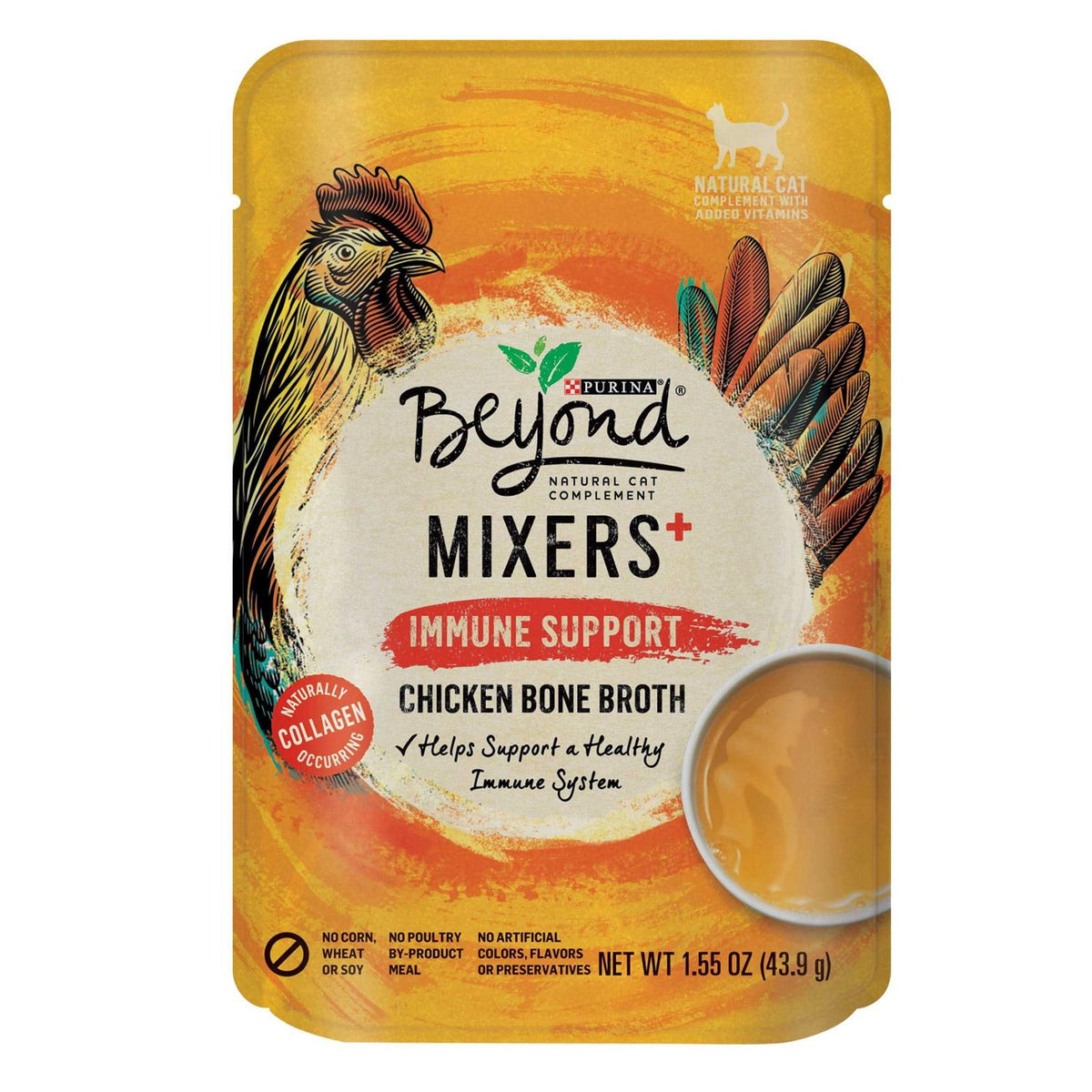Natural Chicken Bone Broth Wet Cat Food V644818