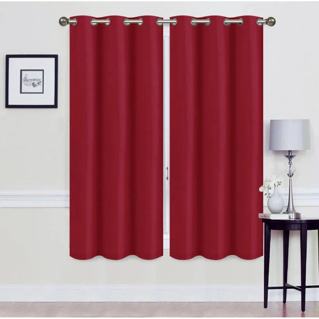 Set of 2 Blackout Grommet Curtain Panel B543556