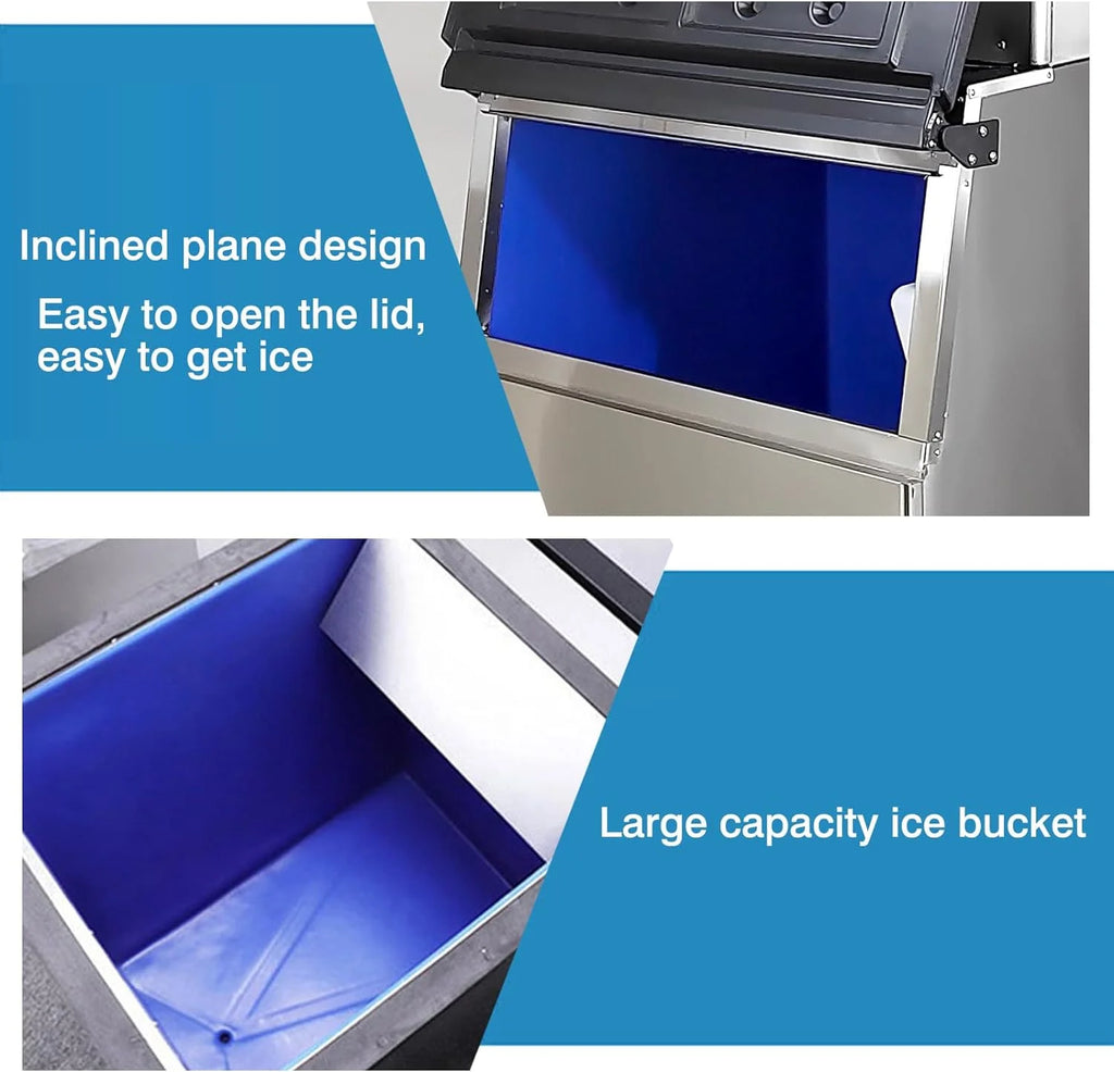 Commercial Cube Ice Machine 550 LBS/Day Auto Cleaning Air Cooling Q68863