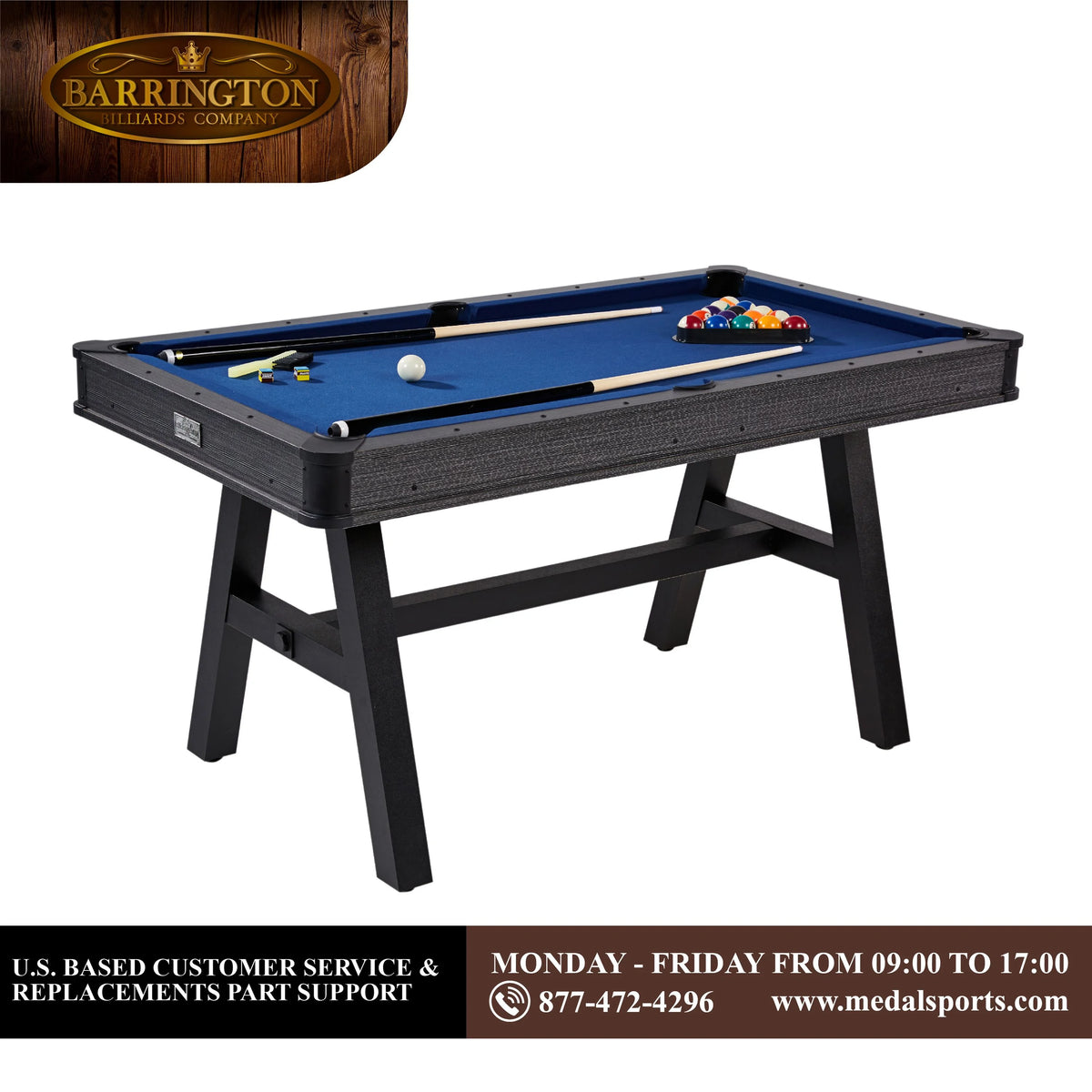 60" Pool Table P4516