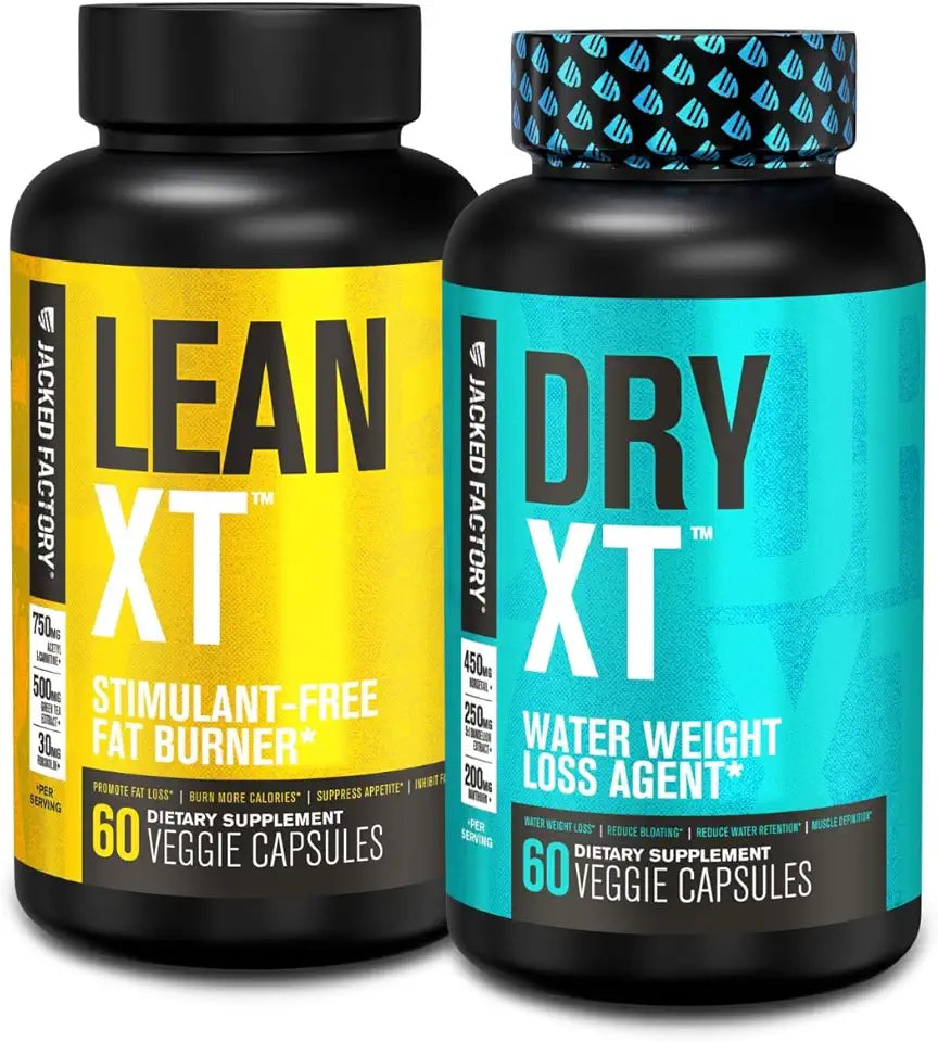 Stim-Free Weight Loss Stack Fat Burner and Water Pills 30 Day Supply M780090