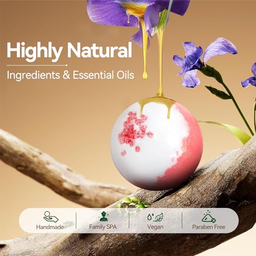 20 Organic Bath Bombs with Essential Oil F836981