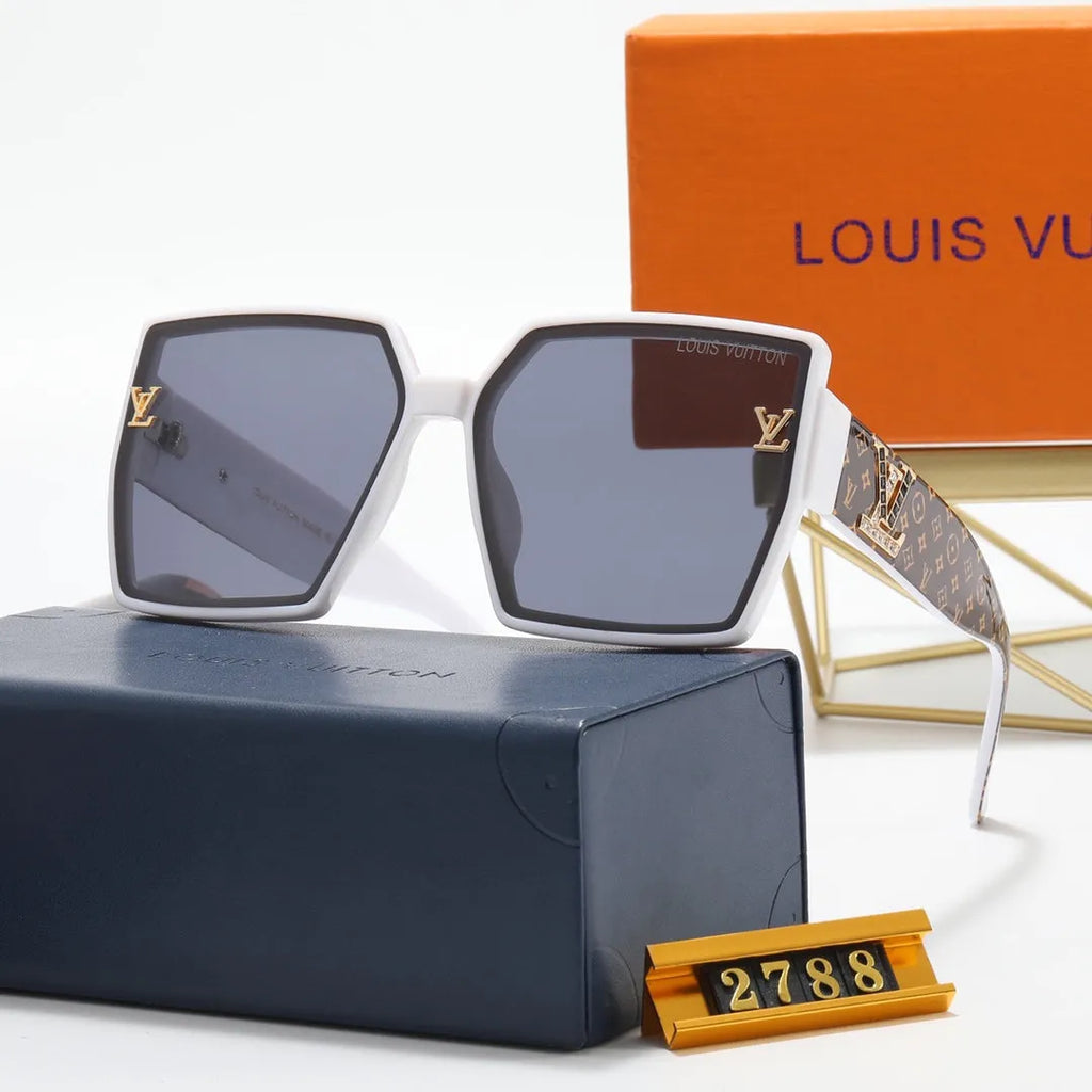 Square Rhinestone Polarized Sunglasses Z23410
