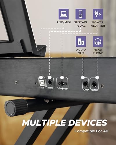 88 Key Semi-Weighted Digital Piano N326