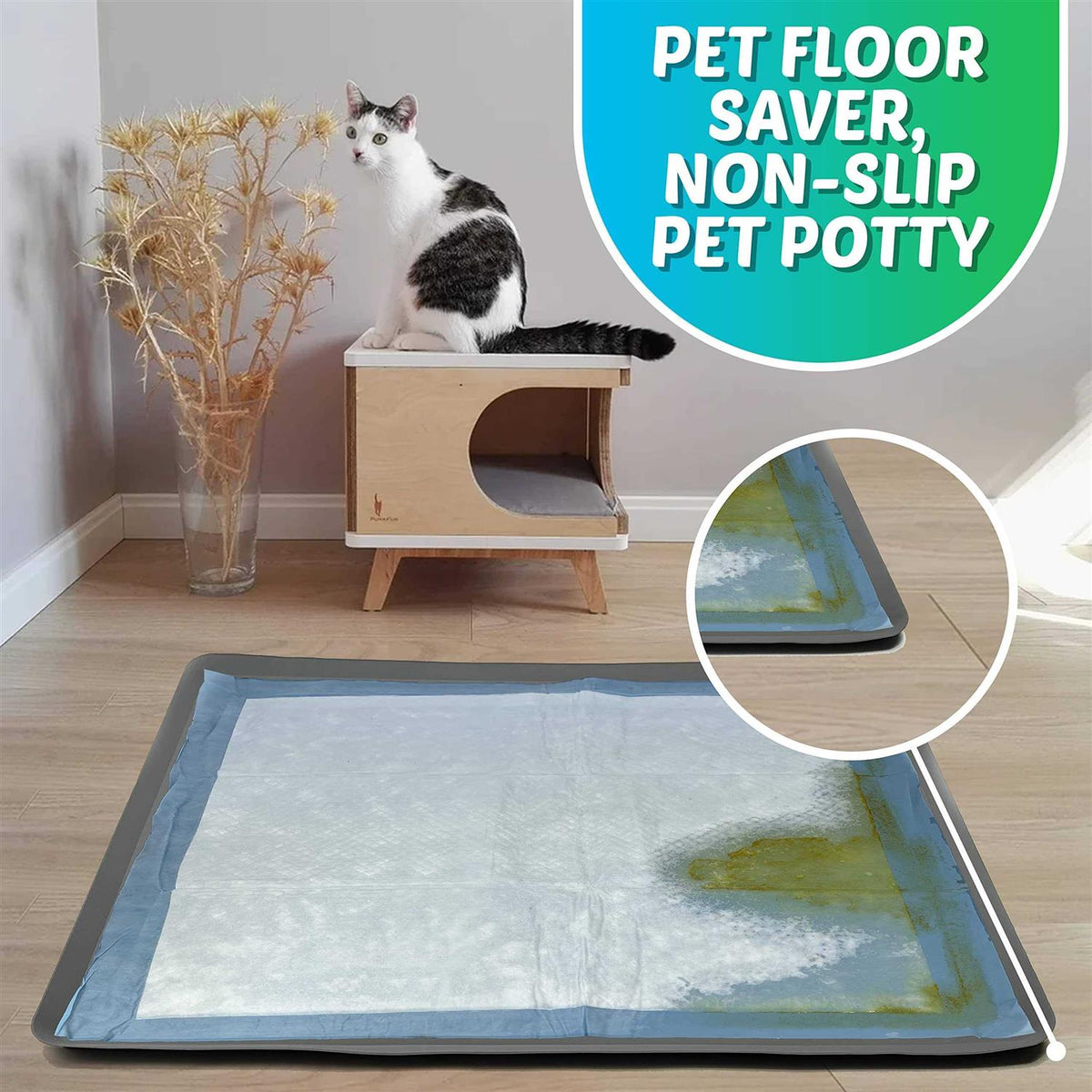 Puppy Pad Holder Tray No Spill U643