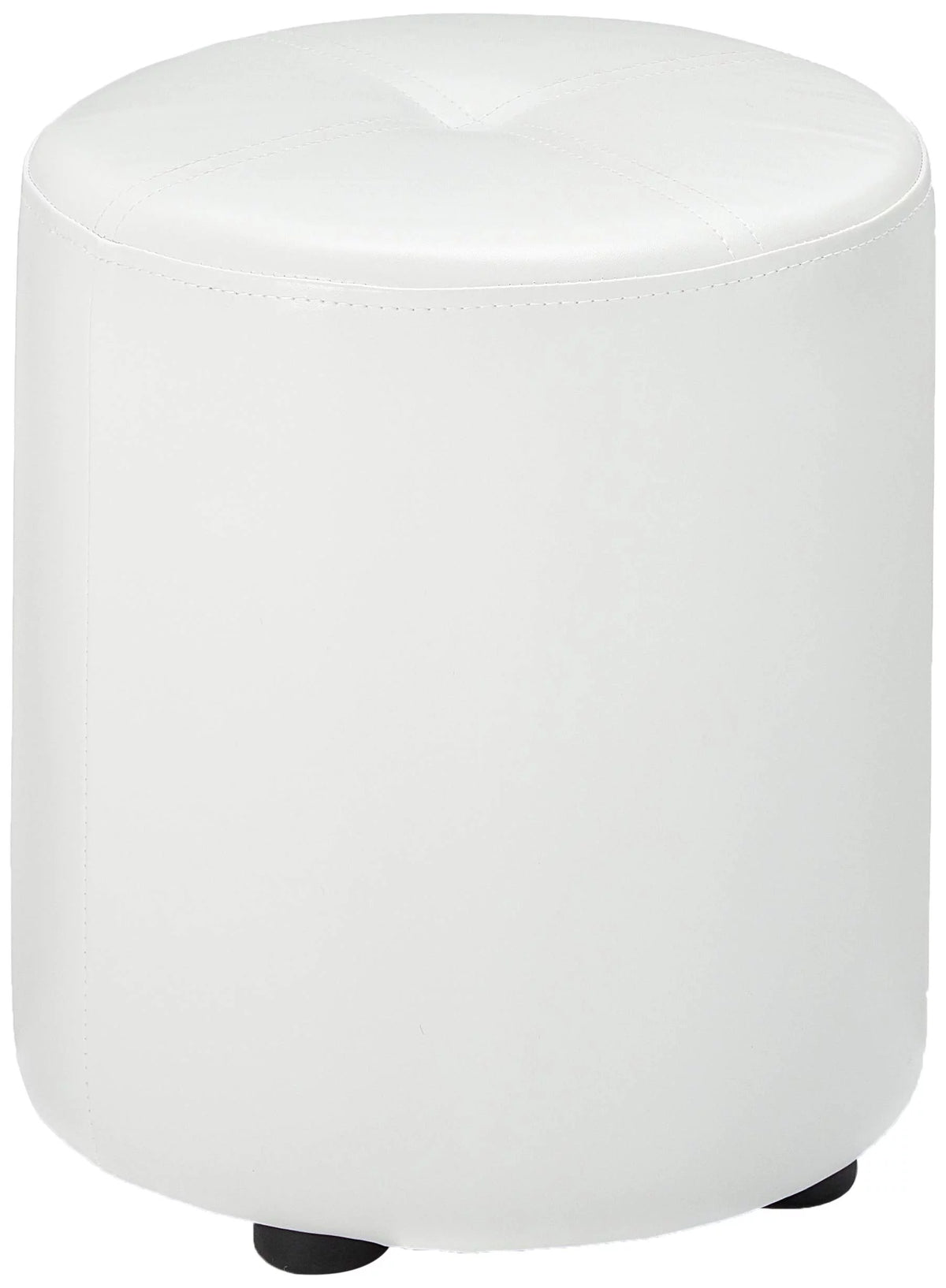 Round Vinyl Ottoman Stool R9828