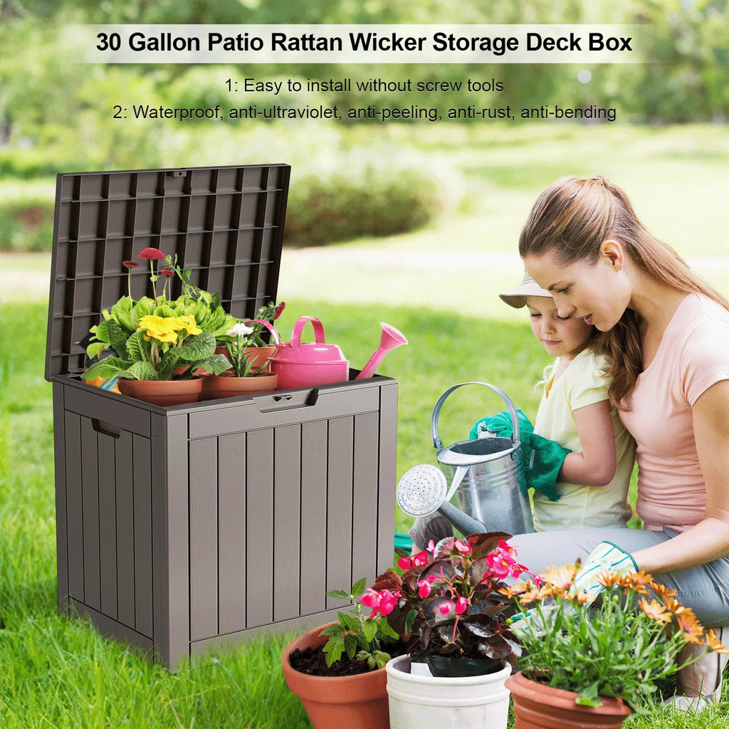 30 Gallon Waterproof Deck Box S76028