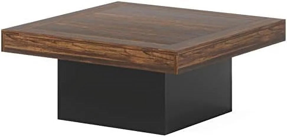 Square LED Engineered Wood Coffee Table V57197
