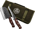 Knife Kit with Chopper Tanto and Carving Knives in Waxed Canvas Roll G39989