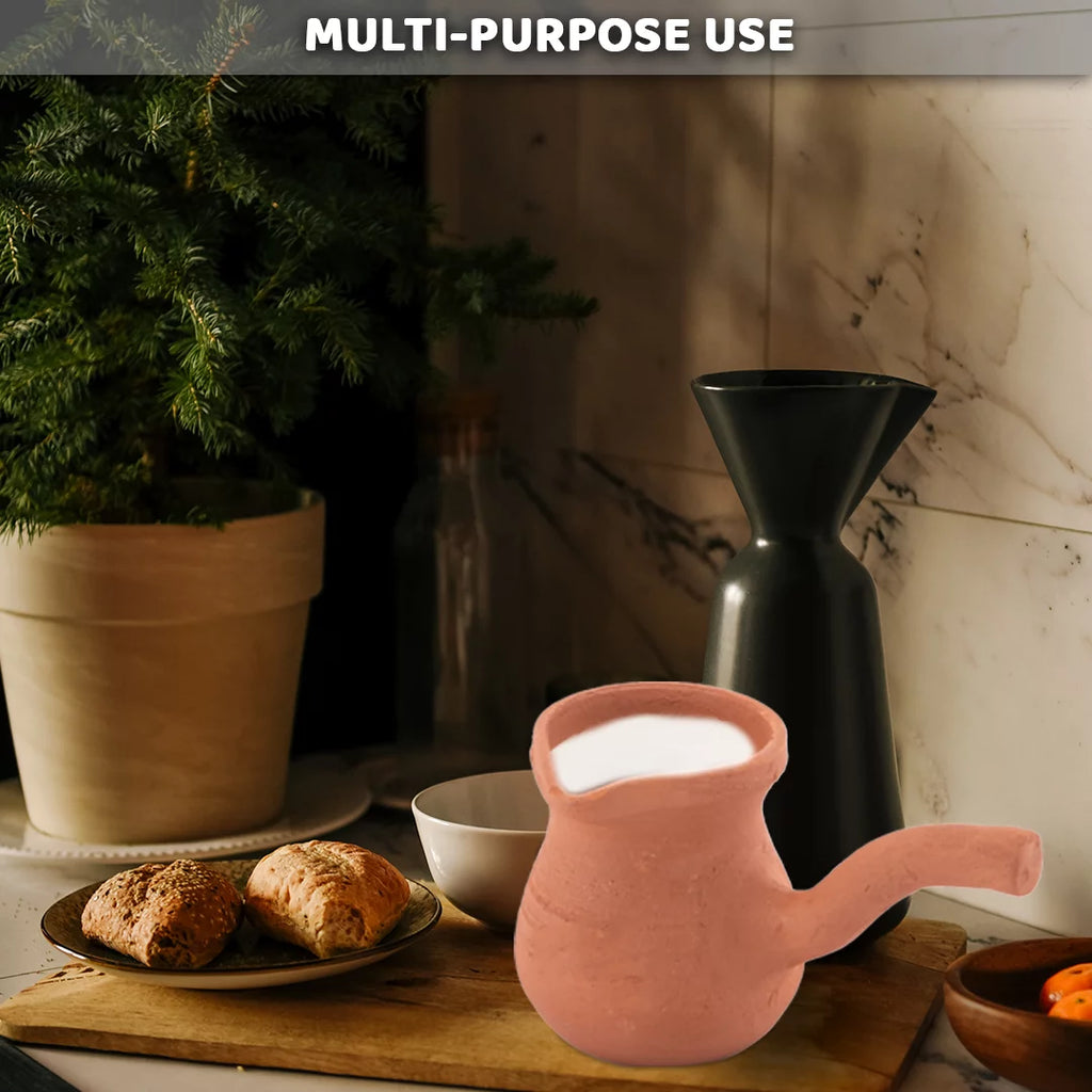 Handmade Clay Turkish Coffee Pot X4678