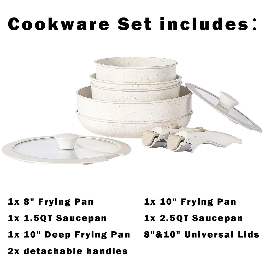 Grey Nonstick Ceramic Cookware Set L285