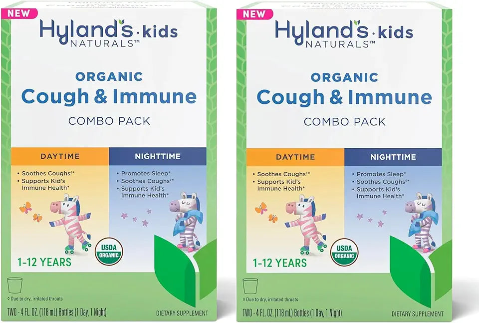 Organic Kids Cough and Immune Day and Night Combo Pack S211694