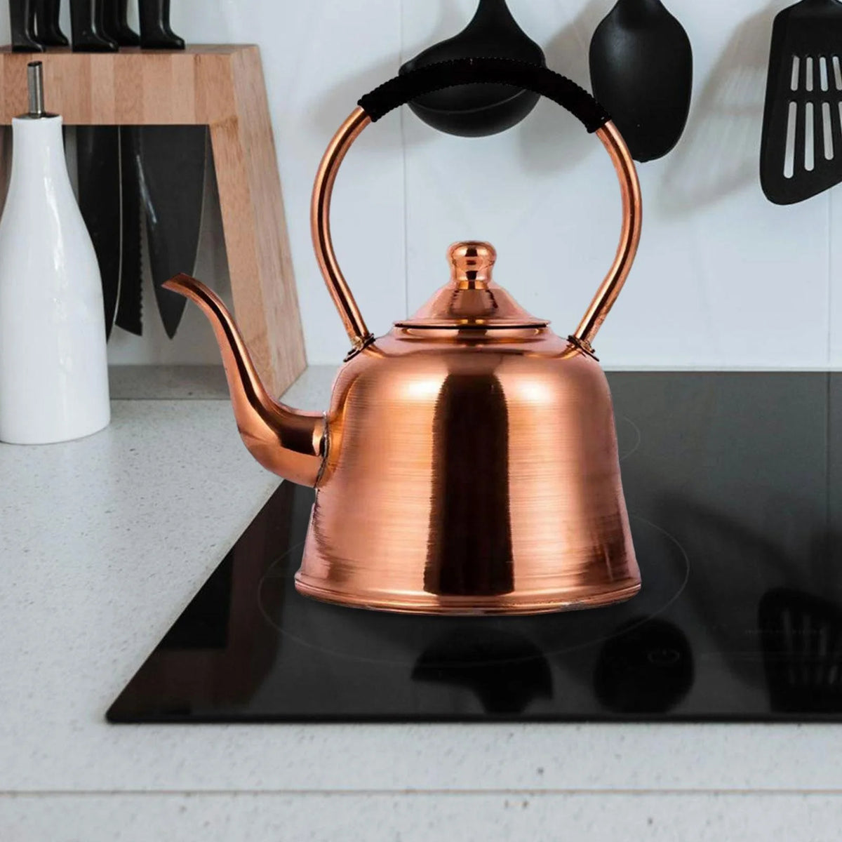 Copper Stovetop Coffee Pot Kettle V58204