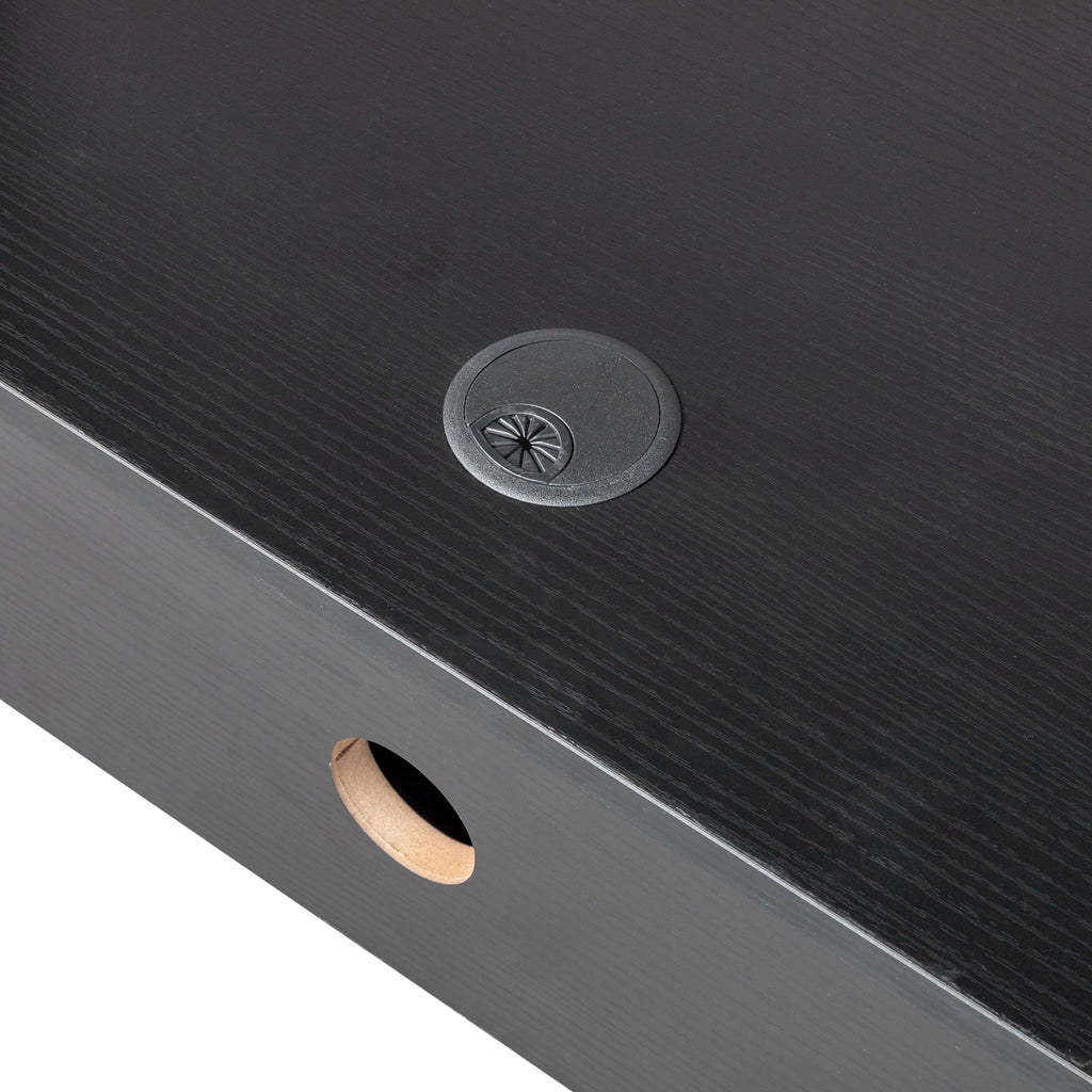 Floating Computer Desk with Storage Shelves L20486