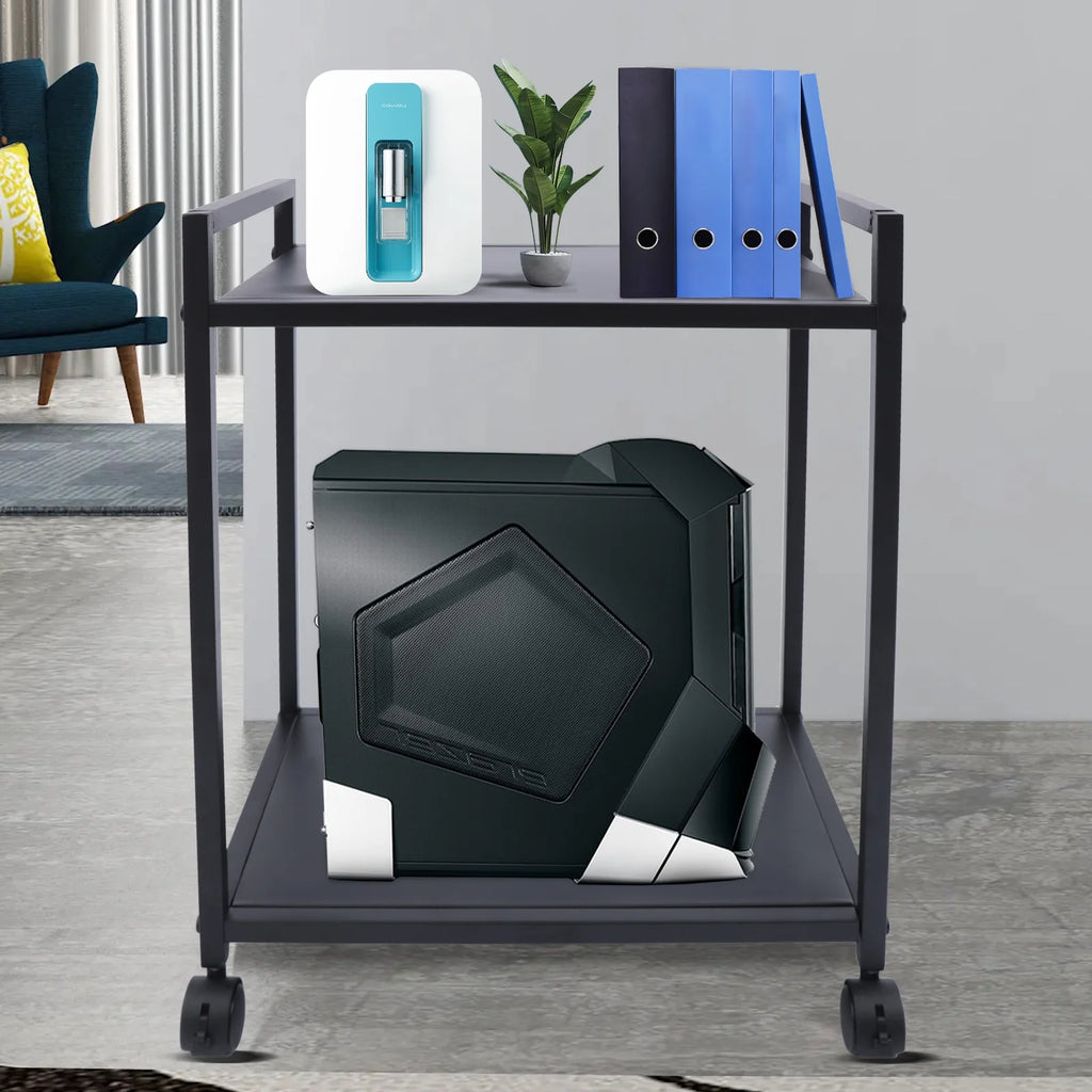 Computer Tower Stand with Lockable Wheels L294923