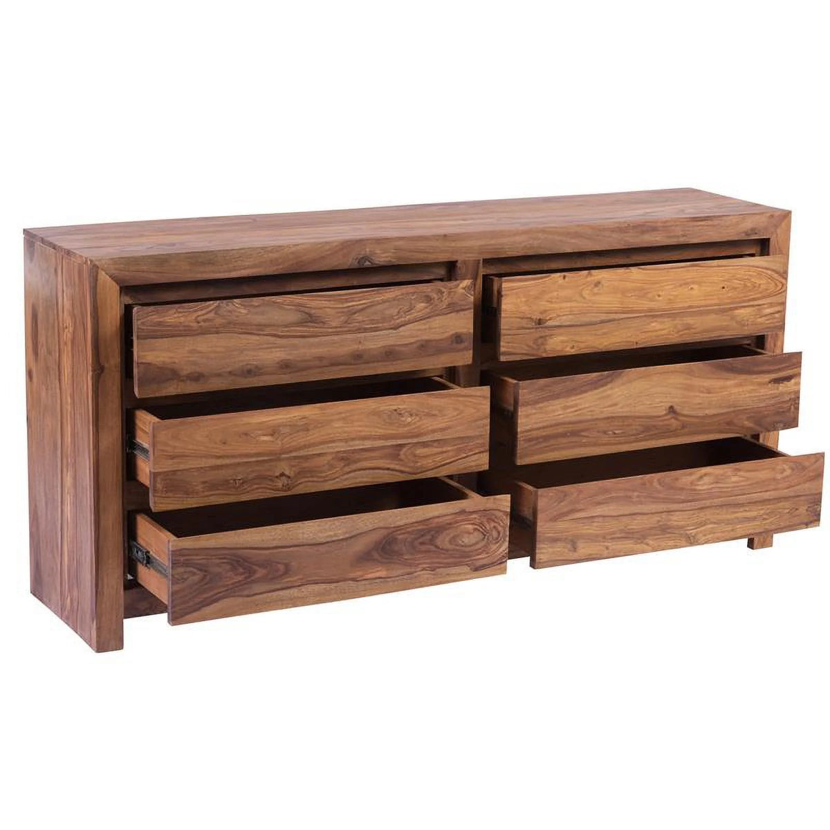 Mid-Century Modern Sheesham Wood Dresser N9540