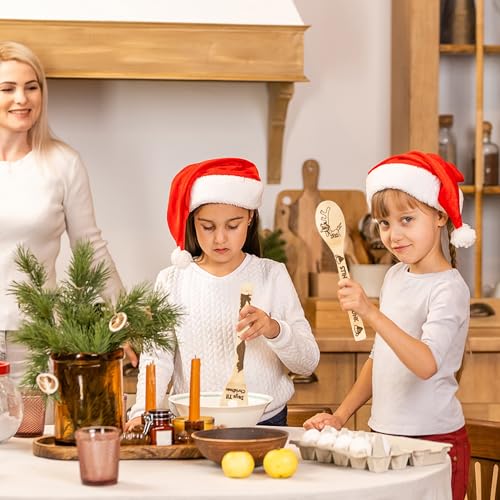 Bamboo Spoons 5 Christmas Themed Kitchen Utensils Set L835428