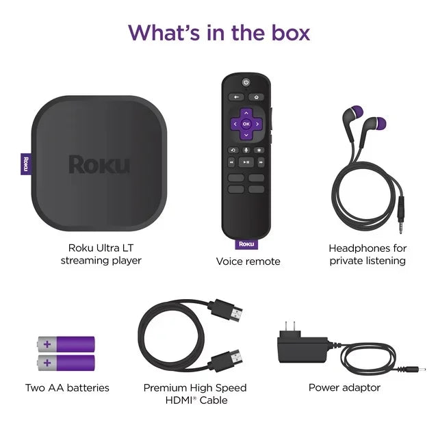 4K Streaming Device with Voice Remote and HDMI Cable V39829