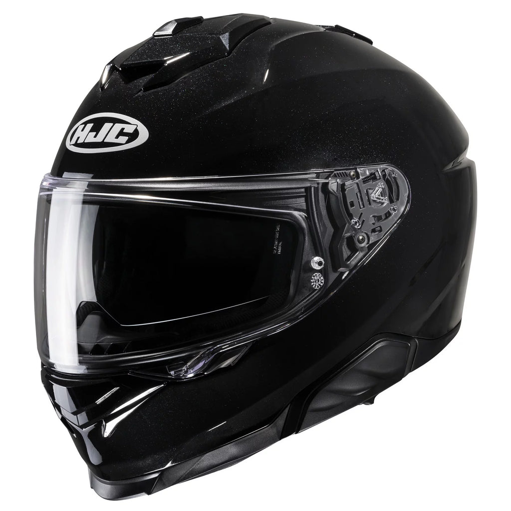 Black Motorcycle Helmet J7892