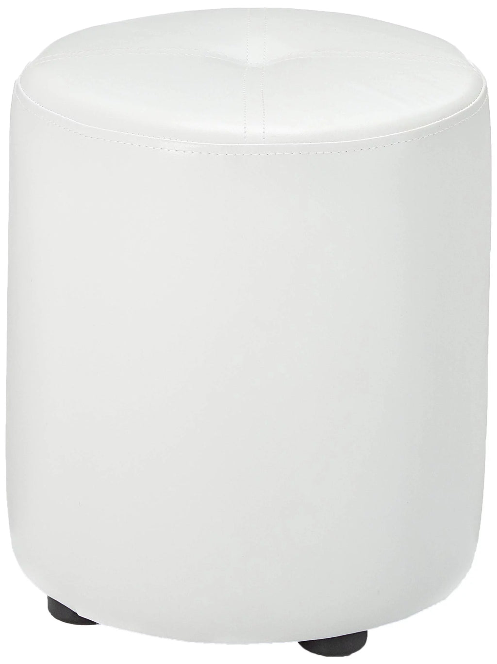 Round Vinyl Ottoman Stool R9828