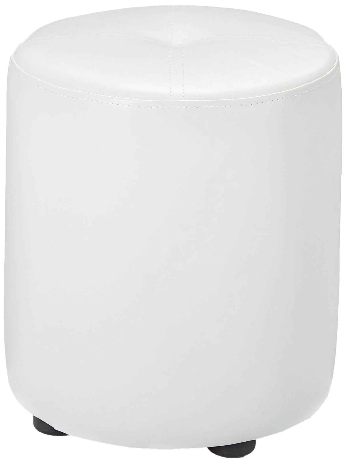 Round Vinyl Ottoman Stool R9828