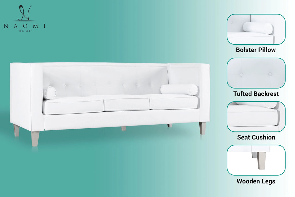 White Sofa F1497