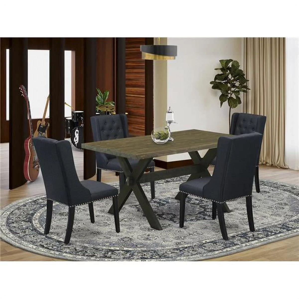 5 Piece Dining Room Table Set P973442