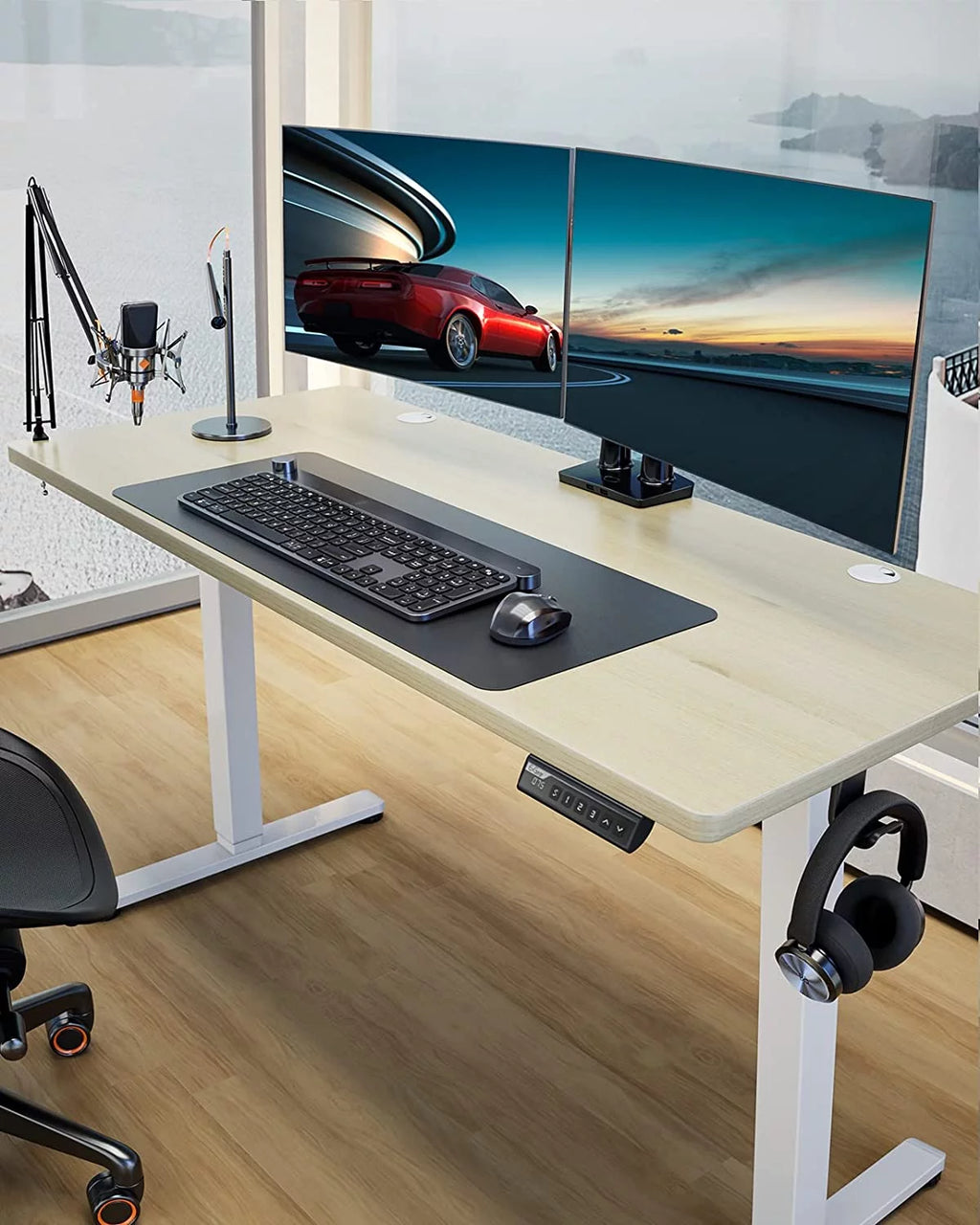 Electric Standing Desk 48" x 24" Height Adjustable F656788