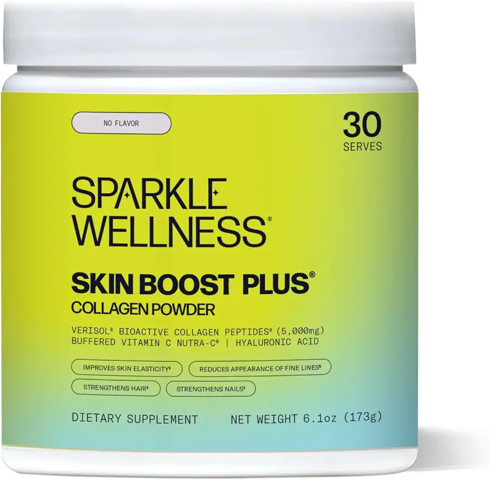 Collagen Powder Supplement with Hydrolyzed Collagen Peptides, Vitamin C & Hyaluronic Acid T901615