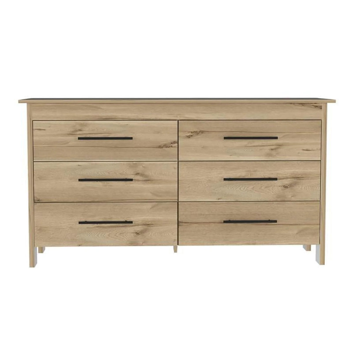6 Drawer Engineered Wood Double Dresser W69112