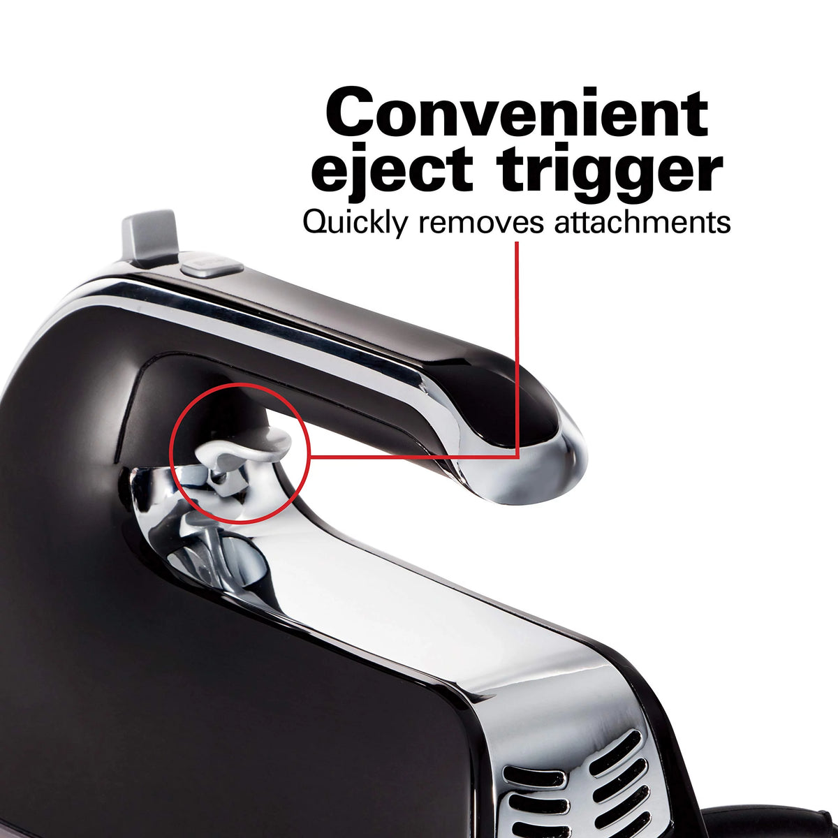 Black 6-Speed Electric Hand Mixer M480794