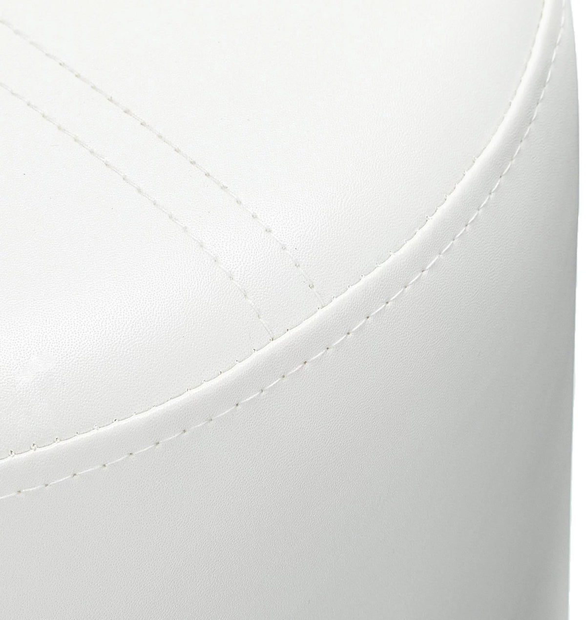 Round Vinyl Ottoman Stool R9828