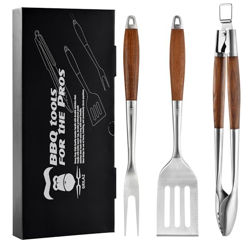 Extra Thick Stainless Steel BBQ Grilling Tools Set J817