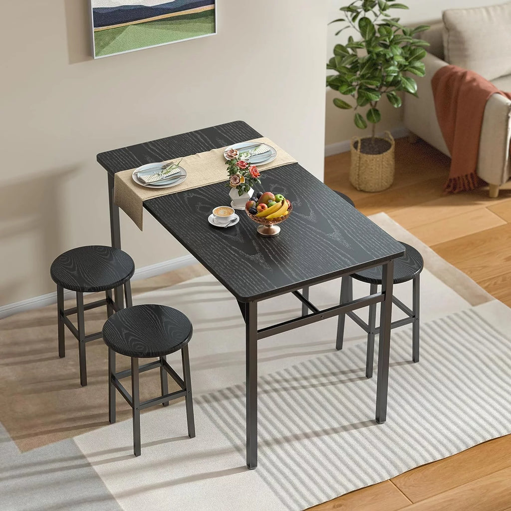 Black Dining Table Set for 4 C71998