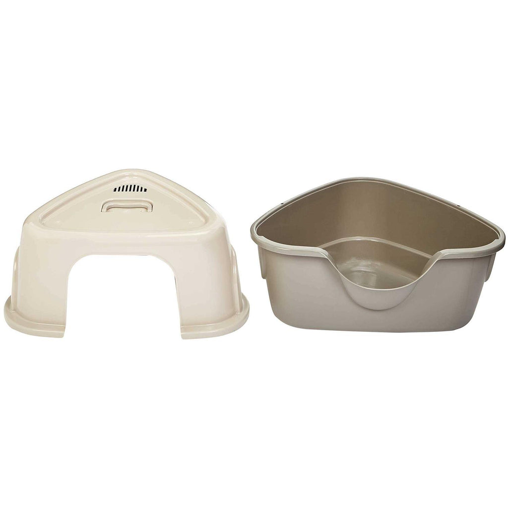 Hooded Corner Cat Litter Box L67262