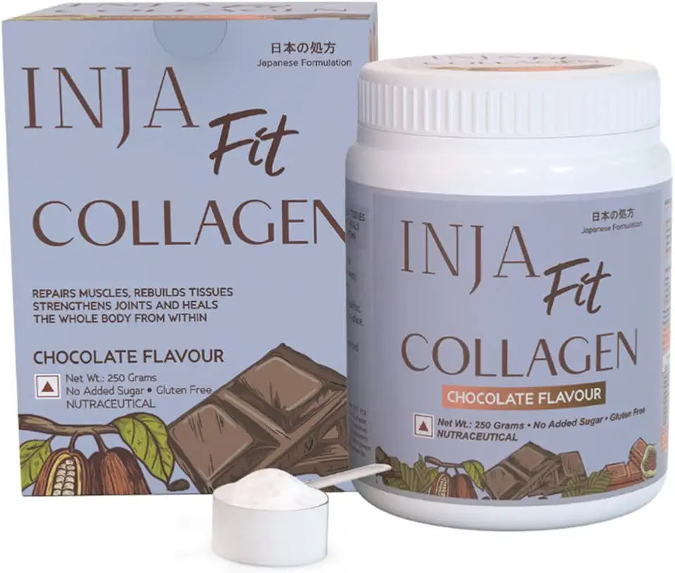 Marine Collagen Powder with Vitamin C, Chocolate Flavor, 250 gm M348506