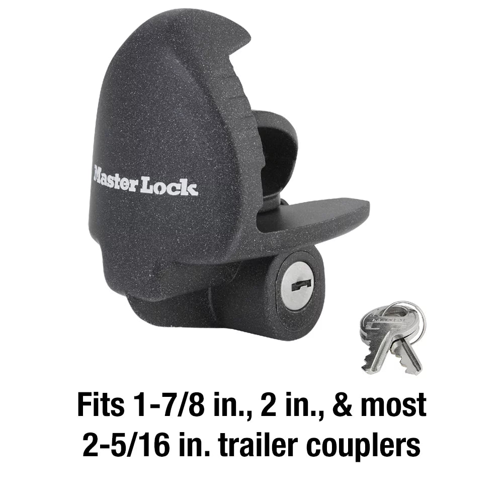 Black Universal Trailer Hitch Lock C75352