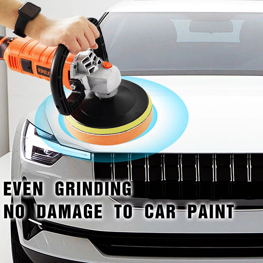1580W Variable Speed Dual Action Random Orbital Buffer Polisher D8363