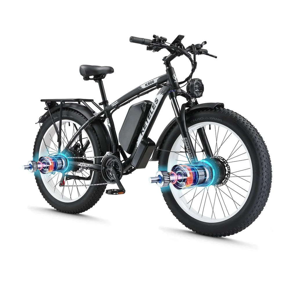 48V 23Ah Dual Motor AWD Electric Bike O709203