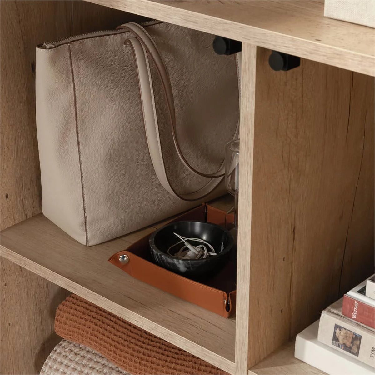 Engineered Wood Storage Cabinet in Prime Oak F6428