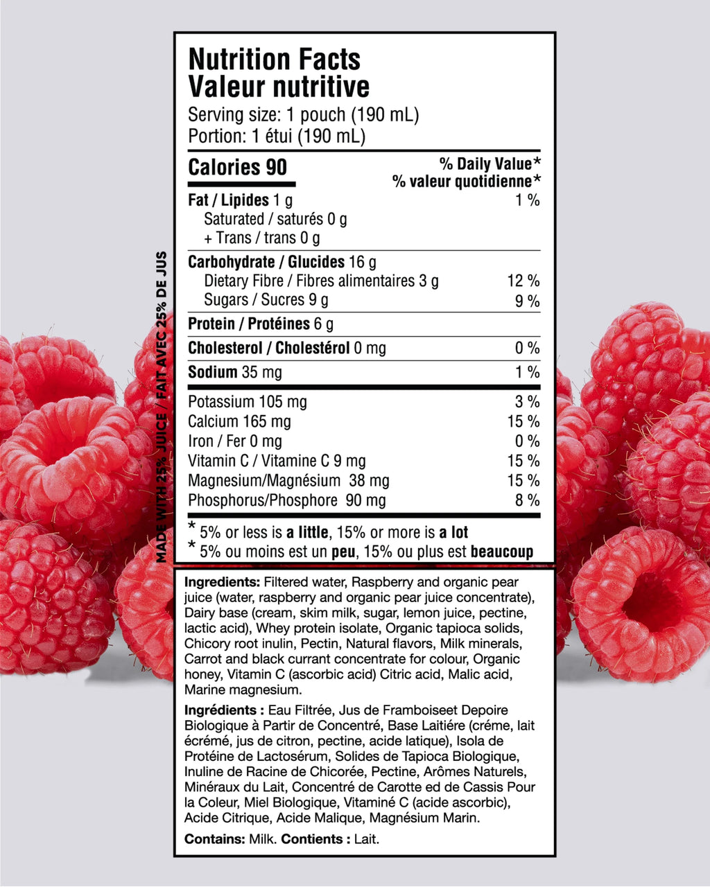 Raspberry 12 Pack 6.5oz X14139