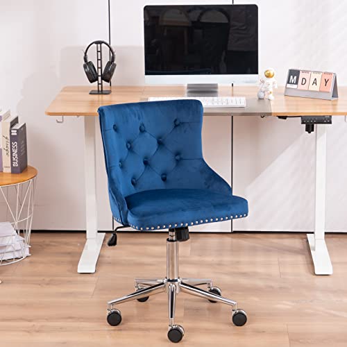 Pink Velvet Office Chair C645