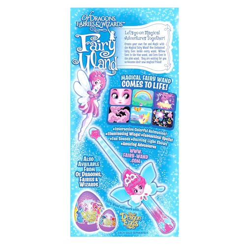 Magic Pink Fairy Wand with Light-Up Color Screen V9288