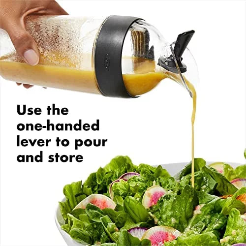 Clear Salad Dressing Shaker M459