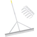 36'' Aluminum Landscape Rake with 69'' Handle N4975