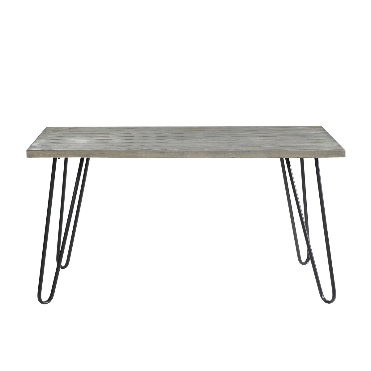 Rectangular Wooden Dining Table with 4 Velvet Chairs J5438
