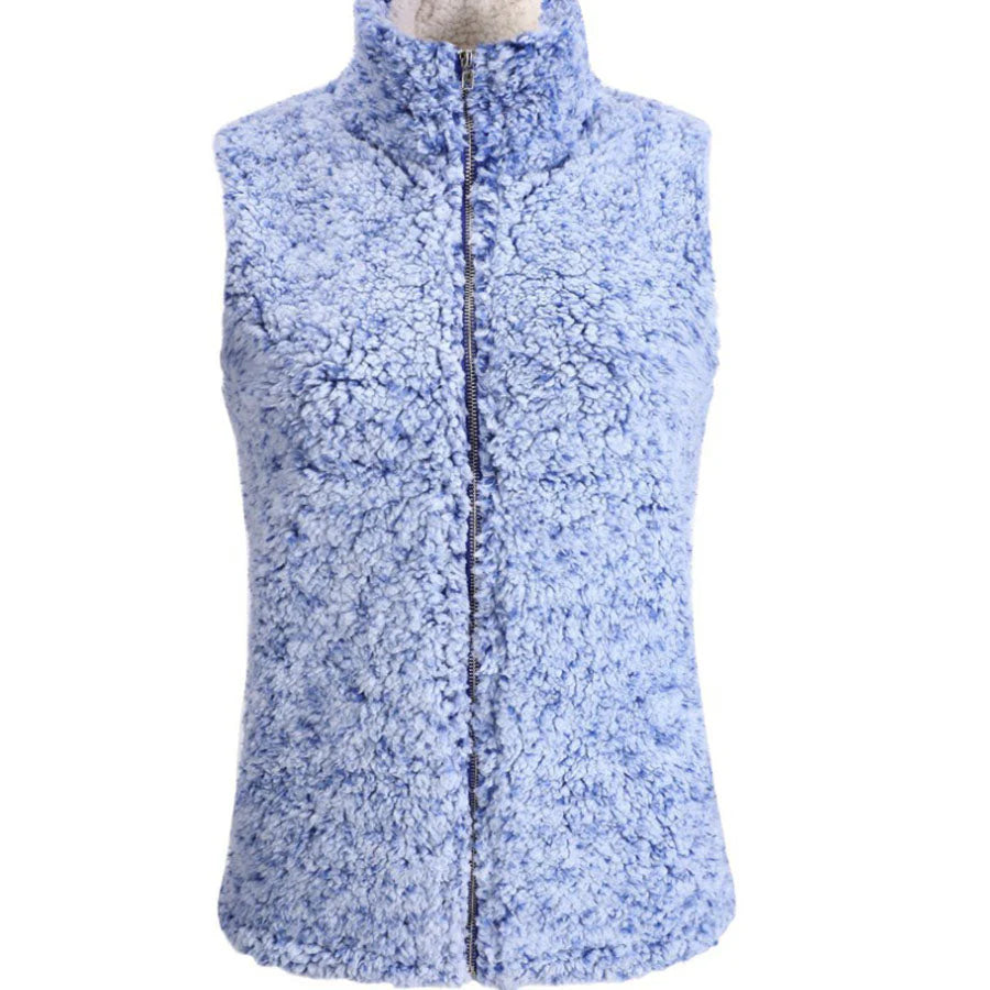 Faux Fur Sherpa Fleece Vest T665